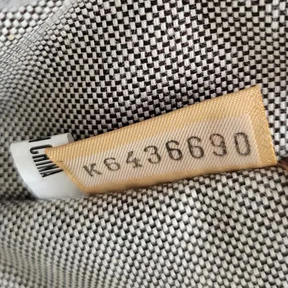 Dooney & Bourke Green Signature Logo Canvas Leather Double Pocket Tote Bag Purse - Picture 14 of 14